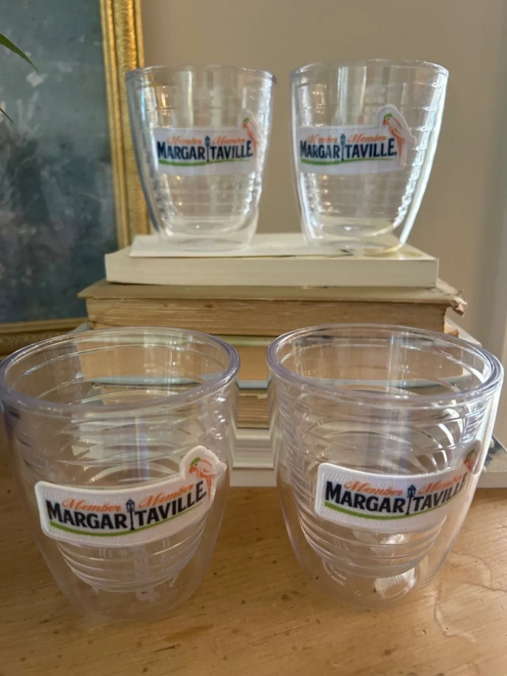 Tervis set of 4 Margaritaville 12 oz cold/ hot insulated Tumblers Jimmy Buffet